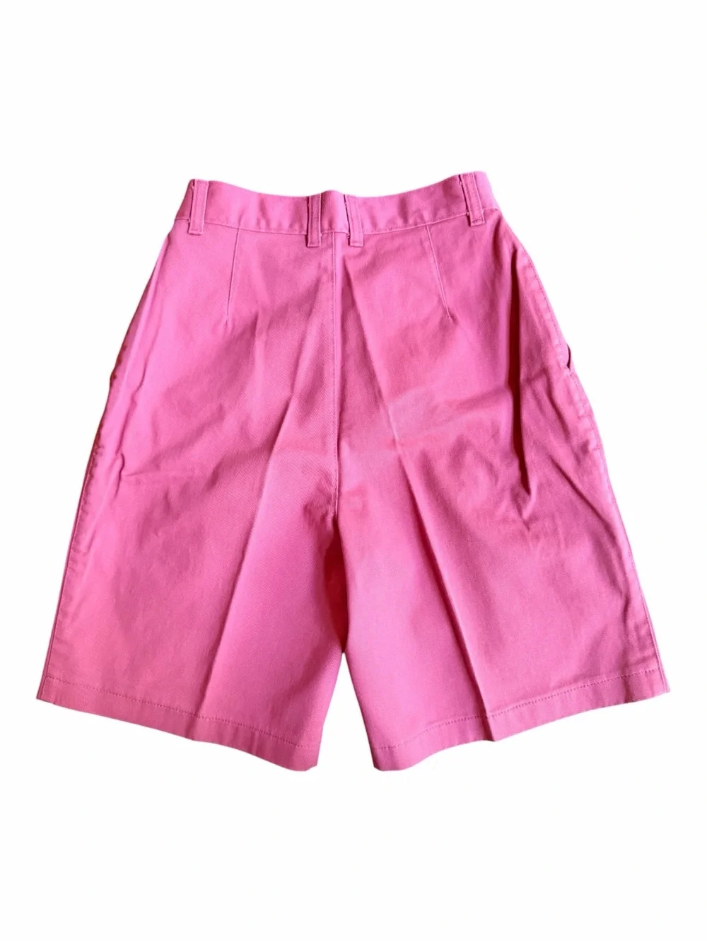 Deadstock 1980s Northern Reflections 100% Cotton Dusty Rose High-Waisted Pleated